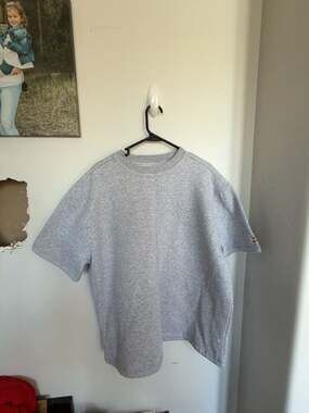 Fleece Factory Art & Motion Oversized Short‎ Sleeve Fleece Sweatshirt